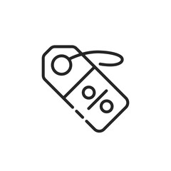 Poster - Sale icon. Price tag, sale label. Line design. Line icon. Vector icon