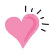 pink heart love