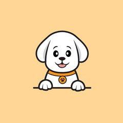 cute dog design vector