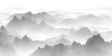 Fototapeta Góry - mountains in the fog