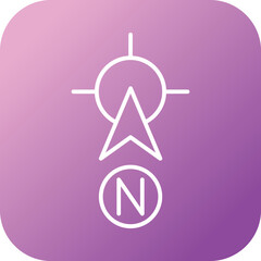 Sticker - North Icon