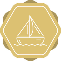 Sticker - Boat Icon