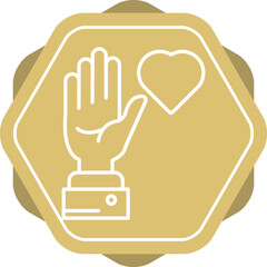 Sticker - Volunteer Icon