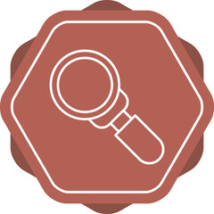 Wall Mural - Magnifying Glass Icon