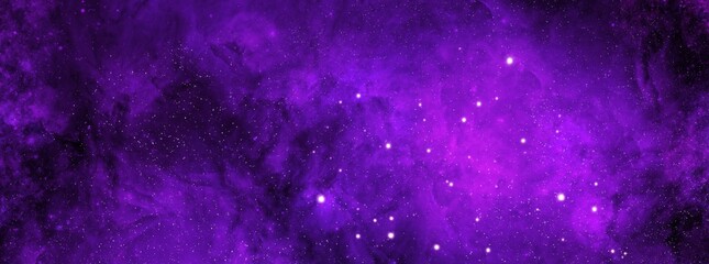 Wall Mural - Cosmic background with a blue and pink nebula and stars. Space background with realistic nebula and shining stars. Abstract scientific background with nebulae and stars in space. 