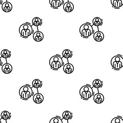 Poster - analysis icon pattern. Seamless analysis pattern on white background.