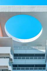 Poster - Exterior of modern architecture. Building abstract background