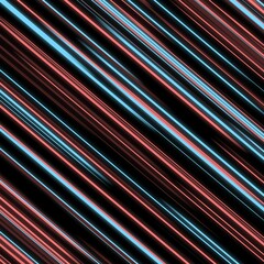 Wall Mural - diagonal striped glowing lines neon stripes with bright colorful abstract motion and speed lines