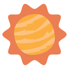 Wall Mural - sun space outer