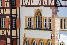 Colmar, Maison Adolphe,architecture Traditionnelle, Détail, Alsace, France