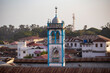 Mosque minaret in the center of Stone Town, Tanzania, Zanzibar
