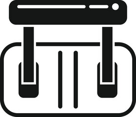 Poster - electrical breaker icon simple vector. safety power