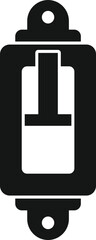 Poster - Breaker switch icon simple vector. Circuit box