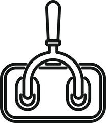 Poster - home breaker icon outline vector. fuse panel