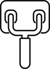 Poster - box breaker icon outline vector. fuse panel