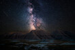 Milky Way Galaxy starry night space nebula in the Badlands National Park dark sky astronomy astro astrophotography stars mountain galaxies shooting star nature US landscape travel adventure vacation
