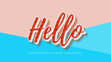 Poster - Retro Classic Editable text effect concept