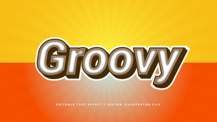 Poster - Retro Classic Editable text effect concept