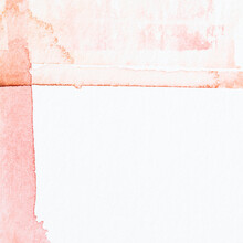 Pink Textures Painted Watercolor On White Background