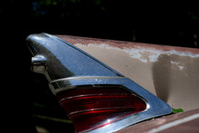 Tail Fin Of A 1950's Vintage American Car