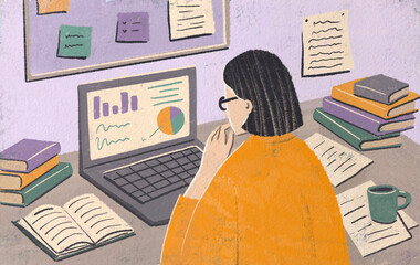 Data scientist illustration