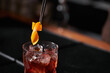 © Dejan Beokovic/Stocksy - Negroni Cocktail.