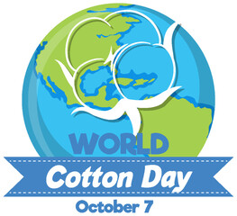 Poster - World Cotton Day Banner Template