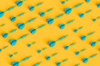 © Giada Canu/Stocksy - pattern of many blue darts