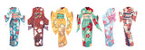 Fototapeta  - Traditional Asian clothes kimono. Summer clothing - yukata
