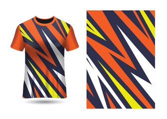 Wall Mural - T-shirt sports abstract texture design jersey for racing soccer gaming motocross cycling vector