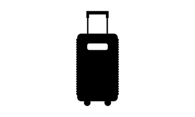 Poster - silhouette suitcase vector