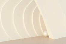Curved Wall And Pearl