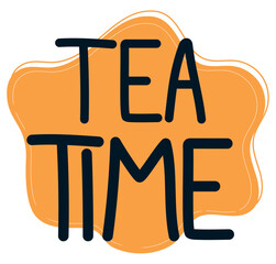 tea time lettering