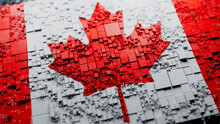 Canadian Flag Tech Wallpaper