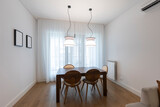 Fototapeta Perspektywa 3d - Dining room interior in a modern new apartment