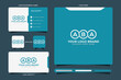 ABA Initial Monogram Logo Vector, ABA Circle Shape Logo Template Corporate Identity Business Card.
