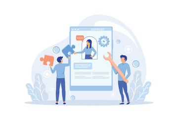 Poster - faq website support page, guides page. frequently asked questions or questions and answers, client o