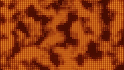 Wall Mural - Conceptual computer generated footage of dot lights representing physical phenomena