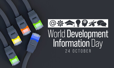 world development information day is observed every year on october 24, to draw the attention of the