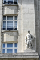 Canvas Print - Belgique Bruxelles Ixelles architecture art Deco Palais de la Cambre