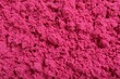 Leinwandbild Motiv Pink kinetic sand as background, closeup view