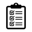 © Maksim - Clipboard icon. Checklist sign symbol for web site and app design.