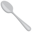 spoon on white
