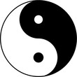 yin yang symbol vector peace logo 