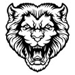 Lion Head Mascot.	