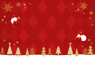 vector illustration background for christmas card.