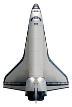 Space Shuttle. Elements Of This Image Furnished By NASA.