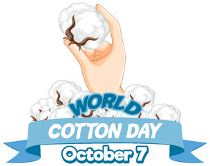 Poster - World Cotton Day Banner