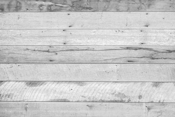 Poster - old white wood plank wall texture background