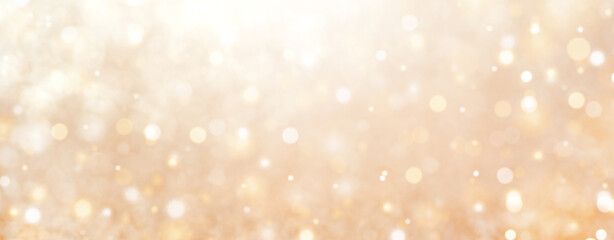 abstract background gold color champagne bokeh shine